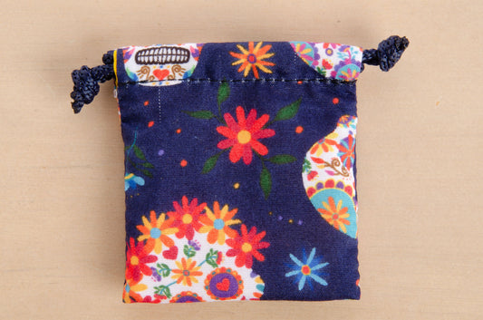 Calaveras flores marino