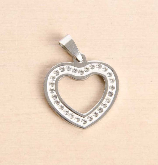 Corazón diamantes